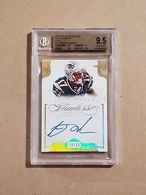 2014 Panini Flawless Aaron Dobson #1 Gold Auto /10 • $100