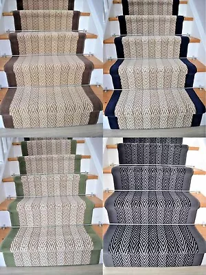 £2.99 • Buy Herringbone Stair Runner Rug For Stairs Very Long Hallways Stairways Carpet Rugs