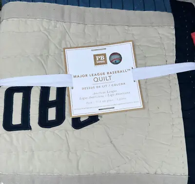 Pottery Barn Teen MLB American League Quilt Twin • $119.99