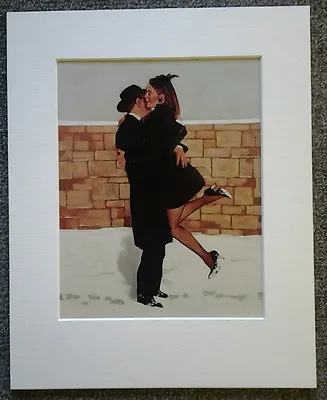 Jack Vettriano  Love Story  Mounted Art Print Special Offer 10 X 8 Romantic • £3.99