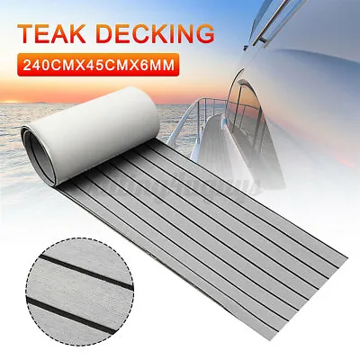  240CM EVA Foam Teak Decking Carpet Boat Marine Yacht  Sheet Mat Flooring UK  • £30.89