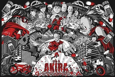 Akira Mainger Anime Movie Poster Screen Print Art 36x24 Mondo • $139.90