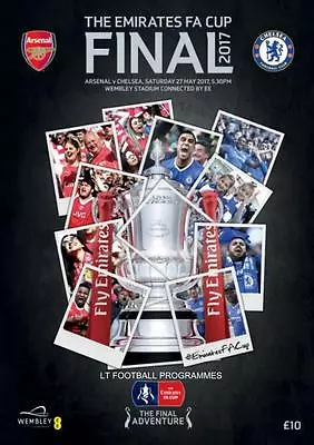 * 2017 FA CUP FINAL PROGRAMME - ARSENAL V CHELSEA * • £14.99