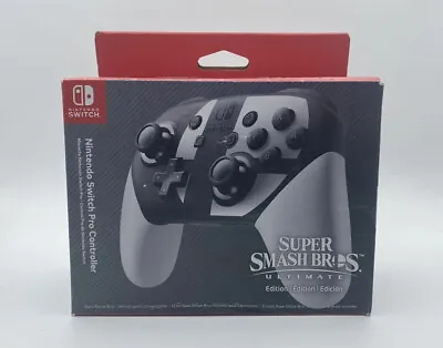 BOX ONLY Super Smash Bros Ultimate Nintendo Switch Pro Controller *NO CONTROLLER • $35