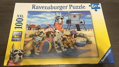 Ravensburger No Dogs On The Beach Jigsaw Puzzle 100XXL Piece NEW/SEALED • $9.99