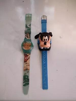 2 Disney Watches Lion King & Goofy • $15