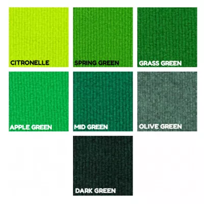 CORD Green Olive Lime | Ribbed Carpet Recyclable Ideal Temporary Budget Flooring • £148.59