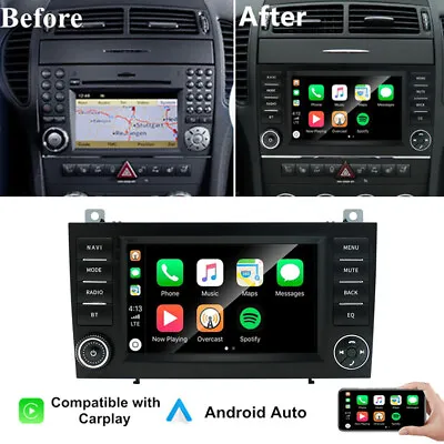 7  Android 13.0 Stereo Radio GPS Wifi For Mercedes-Benz SLK-Class R171 2004-2010 • $170.51