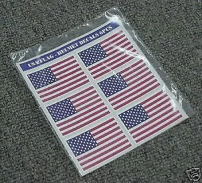 USA FLAG DECAL For Motorcycle Football Baseball Softball Or Sport Batting Helmet • $9.93