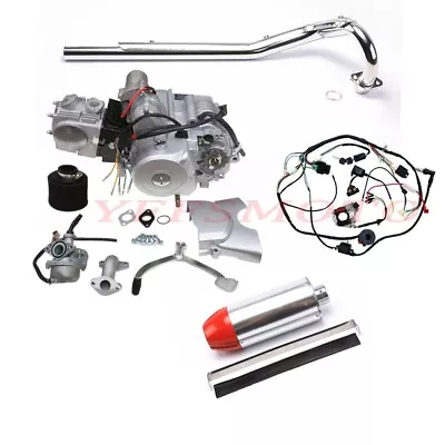 125cc 4-stroke Engine Motor 3+ 1 Reverse Kit For 4 Wheeler GoKart ATV Quad Buggy • $469.21