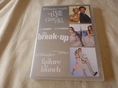 $9.95 • Buy How To Lose A Guy In 10 Days  / The Break-Up  / Failure To Launch (3xDVD) Reg 4