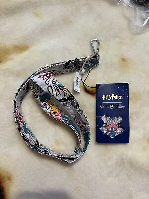 VERA BRADLEY Wide Lanyard Keychain - Neck -  Harry Potter Mandrake Herbology NWT • $15.75