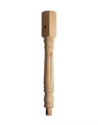 Staircase Newel Post Fluted Spigot Post 90mm Pine Oak Full Half • £143