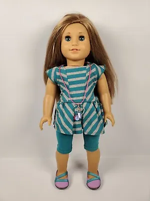 18  American Girl Of The Year 2012 Mckenna Brooks Doll In Meet Outfit Necklace • $99.99