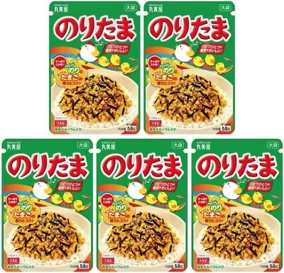MARUMIYA For Sprinkle Rice Furikake Noritama 58g × 5 Pack • $25