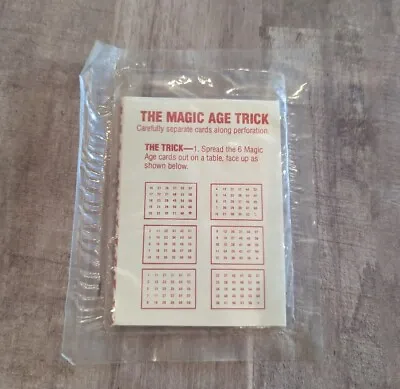 Magic Age Trick Vintage Cereal Toy Prize • $9.95