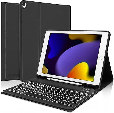 $45.99 • Buy For IPad 10.2  7th/8th/9th Gen 2021 Backlit Keyboard Case Cover Wi/Pencil Holder