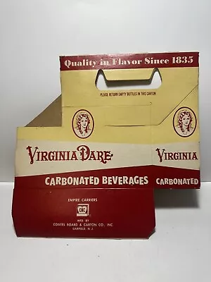 Vintage NOS Virginia Dare Carbonated Beverages Six Pack Holder  Early Soda... • $12.99