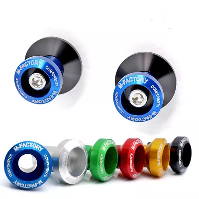 SPMF Blue Racing Swing Arm Spools 8mm For GSX-S750 GSX-S1000 F 18 19 20 21 22 23 • $29.18