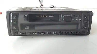 Car Radio Vintage Car Volvo Cr 692 Head Working Cassette Faceplate Extract • $219.22