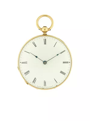 $2260 • Buy Vacheron & Constantin 18k Yellow Gold Open Face Pocket Watch 42mm White