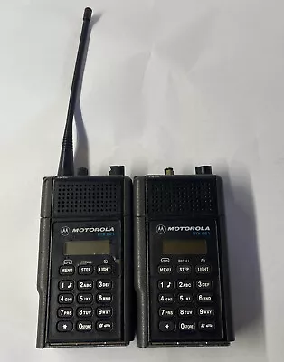 2 Motorola STX 821( H35WKA5170DN) Digital Display Two Way FM Radio Walkie Talkie • $69