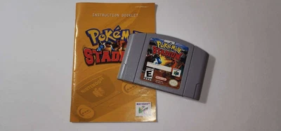$38.95 • Buy Pokemon Stadium N64 (Nintendo 64, 2000) GAME & MANUAL Authentic Tested Cleaned