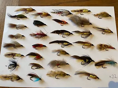 Vintage Collection Of New Zealand Trout Flies matuka Killers  Fly Fishing X32 • $25.26