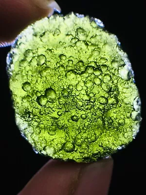 36ct Meteorite Moldavite Green Impact Fragment Meteor Stone Space Asteroid+coa • $0.99