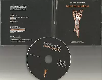 VANILLA ICE Hard To Swallow ULTRA RARE 6 TRK SAMPLER PROMO DJ CD Single 1998 USA • $24.99