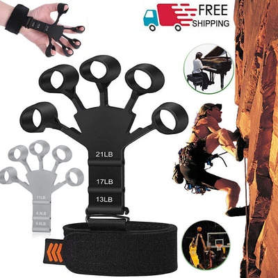 $4.90 • Buy Gripster Grip Strengthener Finger Stretcher Hand Grip Trainer Fitness Training