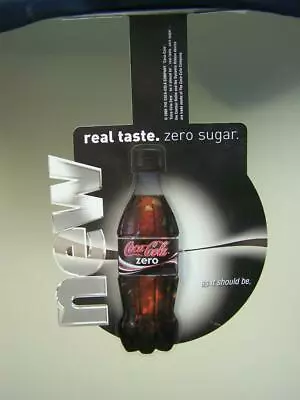 2005 Coke Coca-Cola  New - Zero  Plastic Advertising Hanger • $15.95