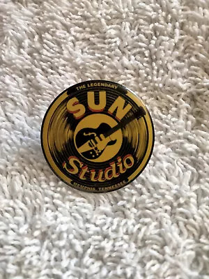 SUN STUDIO Souvenir Pin - Memphis Tennessee Elvis Presley Guitar Logo • $6.98