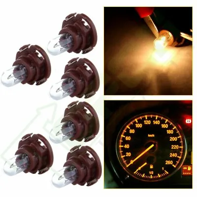 6X Warm White T4.7/T5 Neo Wedge Halogen HVAC Climate Control Lights For Honda • $10.29
