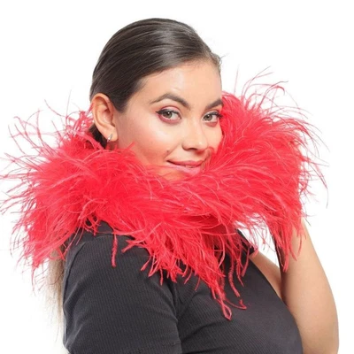 £40.55 • Buy Fluffy Ostrich Feather Trim 50cm Boa 15 10 6 2ply Thick For Party Clothing Plume