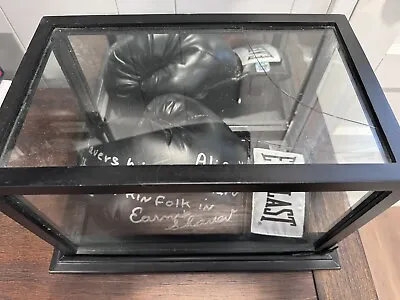 Earnie Shavers Autographed Everlast Boxing Glove With Ali Quote COA And Case Box • $99.99