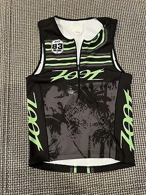 Mens Zoot Kona Hawaii Ironman Cycling Triathlon Tri Top Jersey Medium New • $45.50
