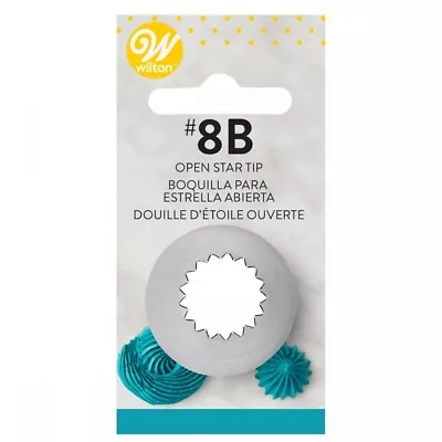 £6.28 • Buy Open Star Tip 8B Nozzle Cake Decorating Cupcake Piping Free Post