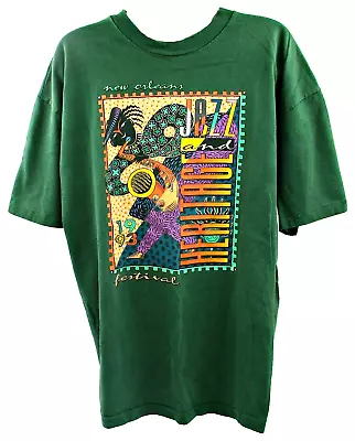 Vintage Hanes Beefy T New Orleans Jazz Heritage Music Festival 1993 T Shirt XL • $29.99