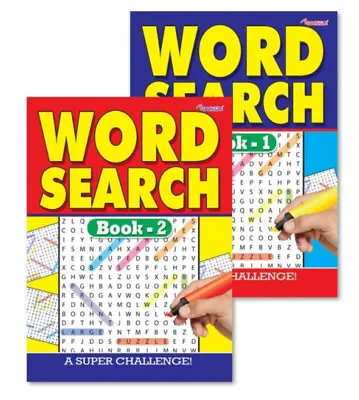 £4.49 • Buy 2 X A4 Large Print Word Search Puzzle Book Books 272 Puzzles A4 Pages Trivia Uk