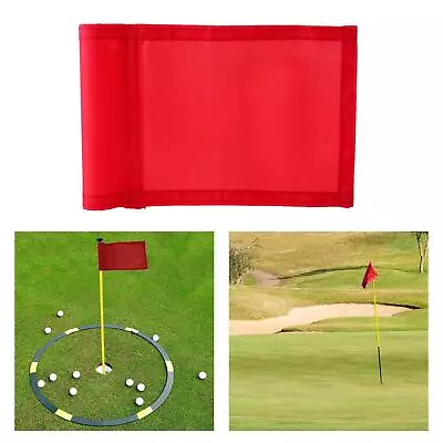 £6.14 • Buy Nylon Golf Flag Standard Putting Green Flag Marker Golf Flags Course Flag