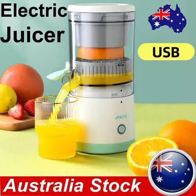 Mini Electric Juicer Portable Mixer Squeezer USB Charging Household Cup Machine • $46.51