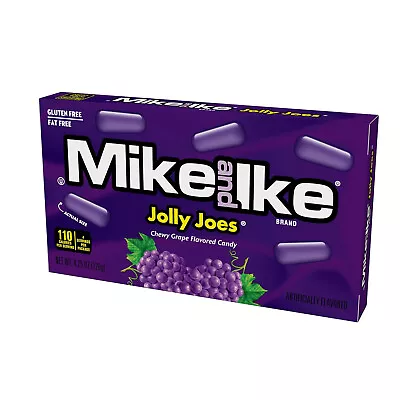 2 EA MIKE AND IKE GRAPE JOLLY JOES 4.25OZ Theater Box FREE SHIPPING!! • $11.87