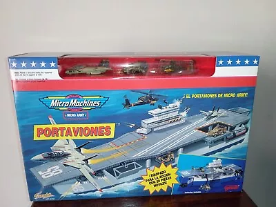 MICRO MACHINES. Army. Sea Hawk 88 (#Aircraft) Carrier. Galoob. 1993. New. Boxed • $234.42