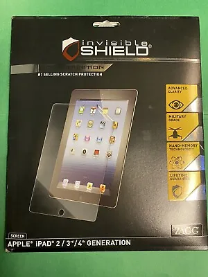 $12.99 • Buy New Zagg Invisible Shield - Apple IPad 2/3/4th Generation