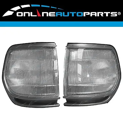 LH+RH Front Corner Lights Pair For Toyota Landcruiser 80 Series Sahara 1990-1997 • $59.95