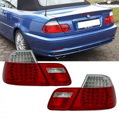 Clear Led Tail Lights For Bmw E46 Convertible Cabrio 4/2000-2/2007 Model  • $439.95