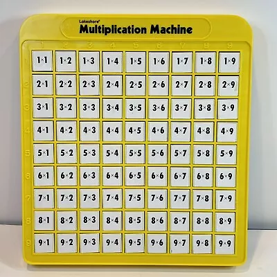 Lakeshore MULTIPLICATION Machine Teaching Math Education Learning • $29.99