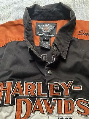 Harley Davidson Prestige Blowout Goblet Sleeveless Vest Sz L • $24.99