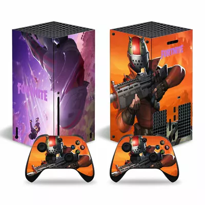 Xbox Series X Console Skin Sticker Decal Battle Royal T1 + 2 Controller Skins • $16.95